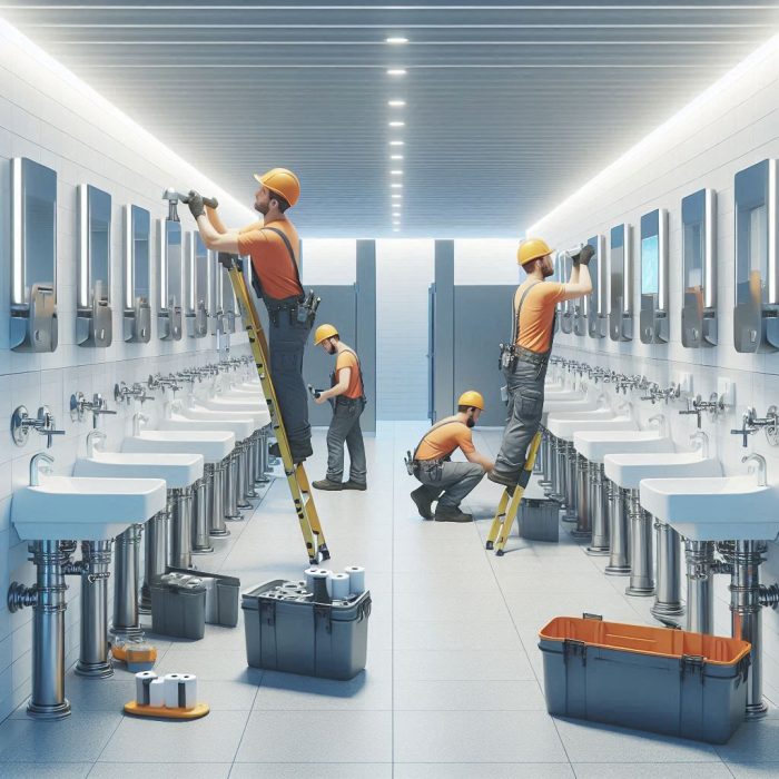 installing modern water saving fixtures